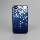 The Glowing White SnowFlakes Skin-Sert for the Apple iPhone 4-4s Skin-Sert Case