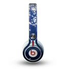 The Glowing White SnowFlakes Skin for the Beats by Dre Mixr Headphones