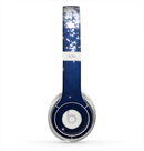 The Glowing White SnowFlakes Skin for the Beats by Dre Solo 2 Headphones