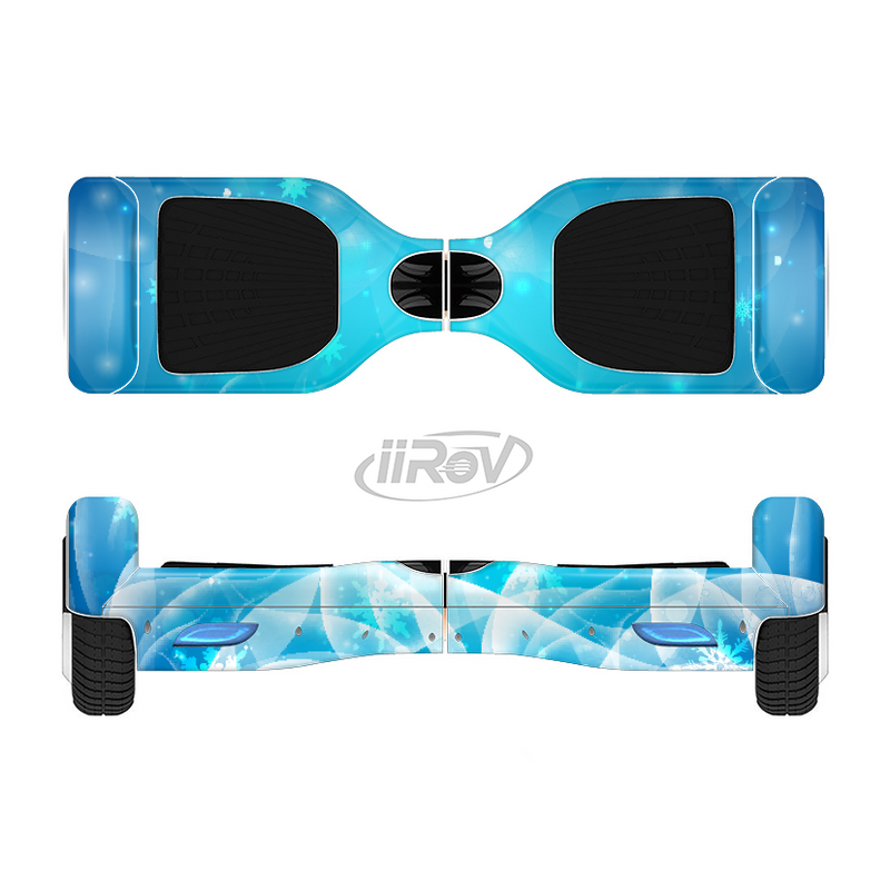The Glowing White Snowfall Full-Body Skin Set for the Smart Drifting SuperCharged iiRov HoverBoard