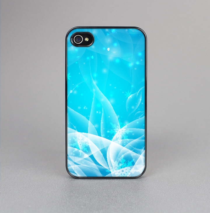 The Glowing White Snowfall Skin-Sert for the Apple iPhone 4-4s Skin-Sert Case