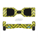 The Gold & Black Sketch Chevron Full-Body Skin Set for the Smart Drifting SuperCharged iiRov HoverBoard