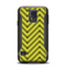 The Gold & Black Sketch Chevron Samsung Galaxy S5 Otterbox Commuter Case Skin Set