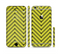 The Gold & Black Sketch Chevron Sectioned Skin Series for the Apple iPhone 6 Plus