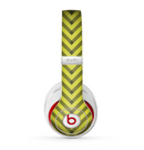 The Gold & Black Sketch Chevron Skin for the Beats by Dre Studio (2013+ Version) Headphones