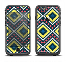 The Gold & Black Vector Plaid Apple iPhone 6/6s LifeProof Fre Case Skin Set