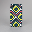 The Gold & Black Vector Plaid Skin-Sert for the Apple iPhone 4-4s Skin-Sert Case