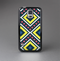 The Gold & Black Vector Plaid Skin-Sert Case for the Samsung Galaxy S5