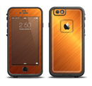 The Gold Brushed Aluminum Surface Apple iPhone 6/6s LifeProof Fre Case Skin Set