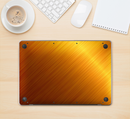 The Gold Brushed Aluminum Surface Skin Kit for the 12" Apple MacBook (A1534)