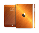 The Gold Brushed Aluminum Surface Full Body Skin Set for the Apple iPad Mini 3