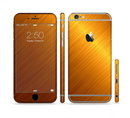 The Gold Brushed Aluminum Surface Sectioned Skin Series for the Apple iPhone 6s Plus