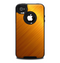 The Gold Brushed Aluminum Surface Skin for the iPhone 4-4s OtterBox Commuter Case