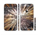 The Gold Distracted Mercury Sectioned Skin Series for the Apple iPhone 6/6s Plus
