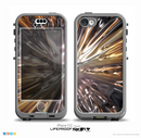 The Gold Distracted Mercury Skin for the iPhone 5c nüüd LifeProof Case