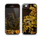 The Gold Floral Vector Pattern on Black Skin Set for the iPhone 5-5s Skech Glow Case