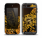 The Gold Floral Vector Pattern on Black Skin for the iPod Touch 5th Generation frē LifeProof Case