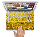 The Gold Glimmer Skin Set for the Apple MacBook Pro 15" with Retina Display