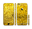 The Gold Glimmer Sectioned Skin Series for the Apple iPhone 6s Plus