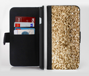The Gold Glimmer V2 Ink-Fuzed Leather Folding Wallet Credit-Card Case for the Apple iPhone 6/6s, 6/6s Plus, 5/5s and 5c