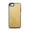 The Gold Glitter Ultra Metallic Apple iPhone 5-5s Otterbox Symmetry Case Skin Set
