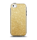 The Gold Glitter Ultra Metallic Apple iPhone 5c Otterbox Symmetry Case Skin Set