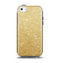 The Gold Glitter Ultra Metallic Apple iPhone 5c Otterbox Symmetry Case Skin Set