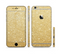 The Gold Glitter Ultra Metallic Sectioned Skin Series for the Apple iPhone 6 Plus