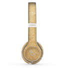 The Gold Glitter Ultra Metallic Skin Set for the Beats by Dre Solo 2 Wireless Headphones