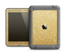 The Gold Glitter Ultra Metallic Apple iPad Mini LifeProof Fre Case Skin Set