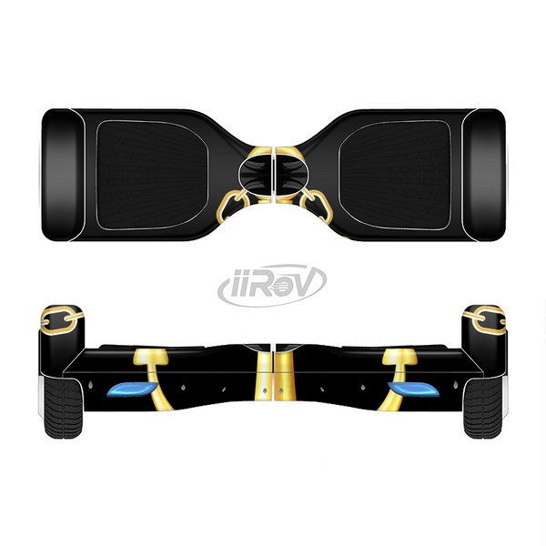 The Gold Linking Chain Anchor Full-Body Skin Set for the Smart Drifting SuperCharged iiRov HoverBoard
