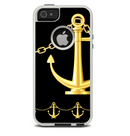 The Gold Linking Chain Anchor Skin For The iPhone 5-5s Otterbox Commuter Case