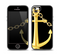 The Gold Linking Chain Anchor Skin Set for the iPhone 5-5s Skech Glow Case