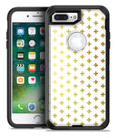 The Gold Mirco Cross Pattern - iPhone 7 Plus/8 Plus OtterBox Case & Skin Kits