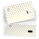 The Gold Mirco Cross Pattern - Premium Protective Decal Skin-Kit for the Apple Credit Card