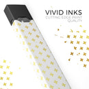 The Gold Mirco Cross Pattern - Premium Decal Protective Skin-Wrap Sticker compatible with the Juul Labs vaping device