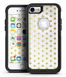 The Gold Mirco Cross Pattern - iPhone 7 or 8 OtterBox Case & Skin Kits