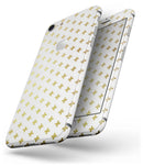 The Gold Mirco Cross Pattern - Skin-kit for the iPhone 8 or 8 Plus