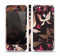 The Gold & Pink Abstract Vector Butterflies Skin Set for the Apple iPhone 5