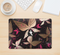 The Gold & Pink Abstract Vector Butterflies Skin Kit for the 12" Apple MacBook (A1534)