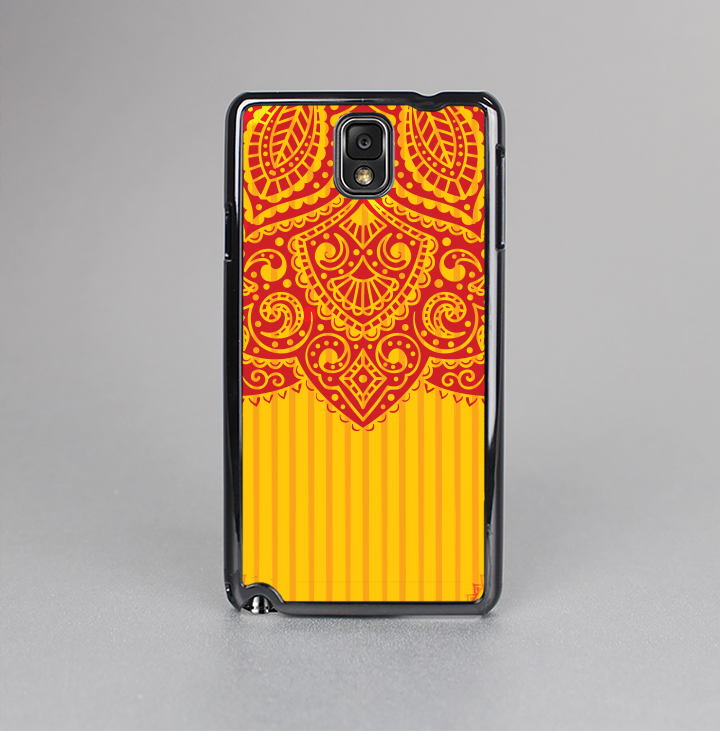 The Gold & Red Abstract Seamless Pattern Skin-Sert Case for the Samsung Galaxy Note 3