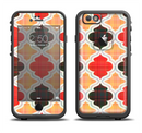 The Gold & Red Abstract Seamless Pattern V5 Apple iPhone 6/6s LifeProof Fre Case Skin Set