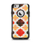 The Gold & Red Abstract Seamless Pattern V5 Apple iPhone 6 Otterbox Commuter Case Skin Set