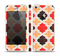 The Gold & Red Abstract Seamless Pattern V5 Skin Set for the Apple iPhone 5s