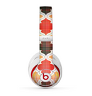 The Gold & Red Abstract Seamless Pattern V5 Skin for the Beats by Dre Studio (2013+ Version) Headphones