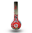 The Gold Ribbon Love Hearts Skin for the Beats by Dre Mixr Headphones