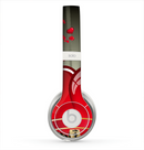 The Gold Ribbon Love Hearts Skin for the Beats by Dre Solo 2 Headphones