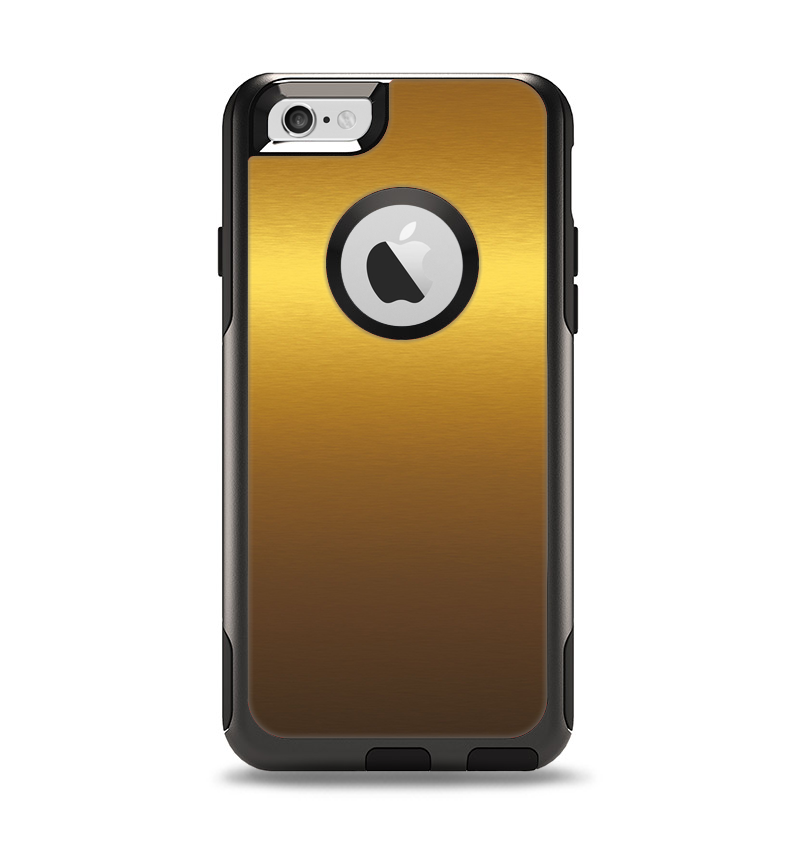 The Gold Shimmer Surface Apple iPhone 6 Otterbox Commuter Case Skin Set