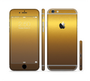 The Gold Shimmer Surface Sectioned Skin Series for the Apple iPhone 6s Plus