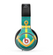 The Gold Stretched Anchor with Green Background Skin for the Beats by Dre Pro Headphones